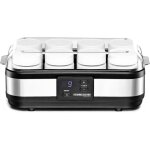 Margaux lonnberg - jg 40 yaourti�re en acier inoxydable / noir 8 pots de 1 - 220 - 240 v = 40 watts[j17] ...