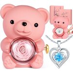 Margaux lonnberg - ours rose eternelle avec bijoux cach�e cadeau saint valentin pour femme nounours rose ...