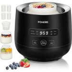 Margaux lonnberg - yaourti�re 2 xxl pots en verre 2000 ml et 1400 ml 4 * 125 ml tasse en c�ramique avec ...