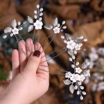 Mari�e mariage fleur �pingles � cheveux perle mari�e cheveux pi�ces accessoires de cheveux de mariage ...