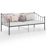 Market lit banquette en mtal - canap lit simple - cadre de canap - lit noir mtal - lit enfant simple ...