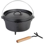 Marmite chaudron traditionnelle en fonte petit modèle 3 litres Marmite chaudron traditionnelle en fonte petit modèle 3 litres
