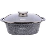 Marmite - king hoff - kb - 7531 - 26cm - 5. 5l - revtement cramique marbre