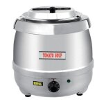 Marmite tout inox  soupe 10 litres 450 w 220 v - mono