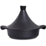 Marmite  tajine - intignis - 28cm - aluminium antiadhsif - couvercle conique - induction compatible ...