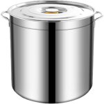 Marmite traiteur marmite en inox avec couvercle  soupe de grande capacit robuste la cuisson de ragot ...