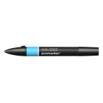 Marqueur double pointe - winsor & newton - promarker b137 - permanent - bleu ciel - encre � base dalcool ...