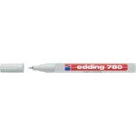 Marqueur peinture - edding - 780 - encre ind�l�bile - pointe fine - blanc