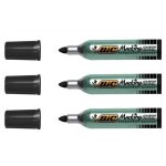 Marqueur permanent - bic - marking onyx 1482 - lot de 3 - pointe ogive 15 mm - couleur noir