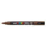 Marqueur posca - pointe conique fine - marron