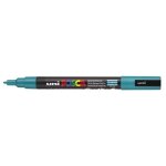 Marqueur posca pointe conique fine vert emeraude - peinture  base deau - largeur de trait 09 - 13 mm ...