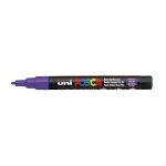 Marqueur posca pointe conique fine violet - peinture  base deau - largeur de trait 09 - 13 mm