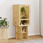 Marron terrarium durable - r�sistant aux rayures - marron 50 x 50 x 130 cm osb a2737