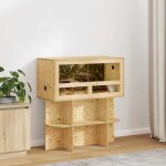 Marron terrarium durable - r�sistant aux rayures - marron 80 x 40 x 90 cm osb a2742