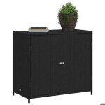 Promotion mars * coffre de jardin - yunyan - armoire de rangement de jardin - meuble jardin - noir 83x45x76cm ...
