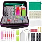 Accessoire de peinture diamant - marsee - 142 pices - bote de rangement - rsistant  leau - durable ...