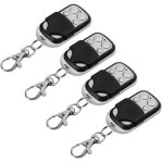 Marsee lot de 4 telecommande universelle portails tlcommande porte de garage 12 v 14 ma bip portail ...