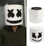 Marshmello dj casque masque pour les yeux complet t�te cosplay costume masque bar props de musique blanc ...
