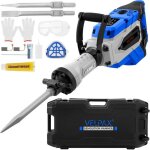 Marteau de d�molition 3500w 75j marteau piqueur 2100 bpm avec 2 burins rempla�ables