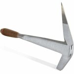 Marteau - edma - modèle français à droite - manche en cuir - tire - clous - forgé main Marteau - edma - modèle français à droite - manche en cuir - tire - clous - forgé main