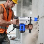 Marteau perforateur rotatif - dayplus - sds plus marteau perforateur rotatif - 1800w - 3 en 1 - poign�e ...