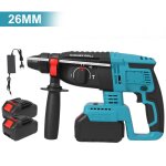 Marteau perforateur sans fil de 26 mm fonction 3 en 1 - �quip�e de 2 batteries de 15 ah convient aux ...