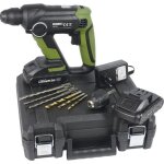 Marteau perforateur avec 2 batteries 18v lithuim 1500mah