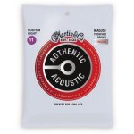 Martin ma535t - jeu de cordes guitare acoustique - authentic treated phosphore bronze - custom light ... Martin ma535t - jeu de cordes guitare acoustique - authentic treated phosphore bronze - custom light ...