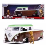 Mod�le r�duit - marvel - groot 1963 vw bus pickup - blanc - mixte - 1:24