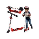 Marvel spider - man trottinette � deux roues avec frein pliable r�glable pour enfants 6 +