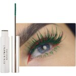 Mascara color� imperm�able pinceau fin cils verts noirs et blancs maquillage longue tenue[ym93]