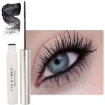 Mascara ultra fin et imperm�able pour cils longs - pinceau noir - longue dur�e - avec fibre de soie - ...