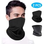 Masque bouche sport - tour de cou - protection uv - anti - poussire - 2 pcs
