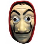 Masque plat en carton braqueur adulte