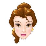 Masque en carton belle - disne