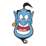 Masque en carton le g�nie - di