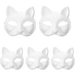 Masque de chat masque therian kit de bricolage pour les yeux renard - 4 pices