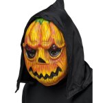 Masque citrouille avec capuche adulte halloween - marque 230221 - orange - mixte - intrieur