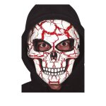 Masque de crne en pvc - fiestas guirca s. l. - tu - noir - halloween et squelette