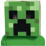 Masque - disguise - creeper minecraft - vert - enfant - sous licence officielle