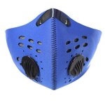 Masque d�quitation de moto cross v�lo masque anti - poussi�re sport de plein air - bleu