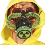 Masque  gaz radioactif - disfrazzes france - accessoire de dguisement - adulte - blanc - intrieur