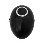 Masque int�gral rigide squid game rond - noir