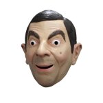 Masque en latex de mr. bean - marina & pau . sl. - tu - noir - carnaval halloween Masque en latex de mr. bean - marina & pau . sl. - tu - noir - carnaval halloween