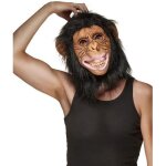 Masque latex singe adulte - 230816 (taille unique) - intrieur - noir - mixte