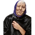 Masque latex vielle dame adulte - blanc - mixte - intrieur
