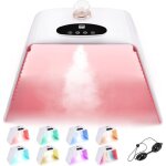 Masque led luminoth�rapie visage - zgeer - 7 couleurs - pliable - fonction spray - anti - �ge - rajeunissement ...