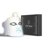 Masque led visage en 7 couleursmasque visage led rajeunissants anti - �ge rechargeable et portable masque ...