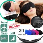 Masque de nuit - 3d ultra confort - Éponge douce - convient pour voyage - mixte Masque de nuit - 3d ultra confort - Éponge douce - convient pour voyage - mixte