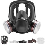 Masque respiratoire complet masque gaz int�gral anti - poussi�re industriel pulv�risation pon�age peinture ...